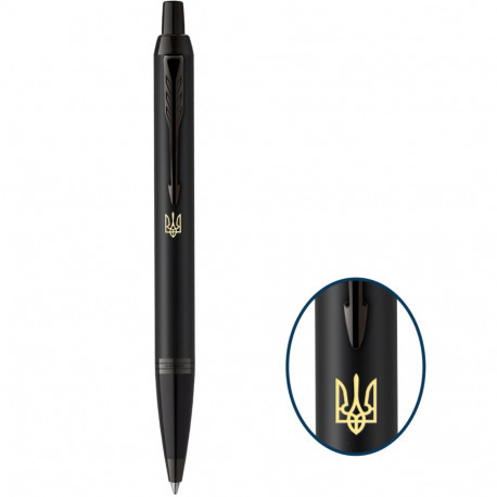 

Ручка кулькова Parker IM 17 Achromatic Black BT BP Трезубец 22 932_TR