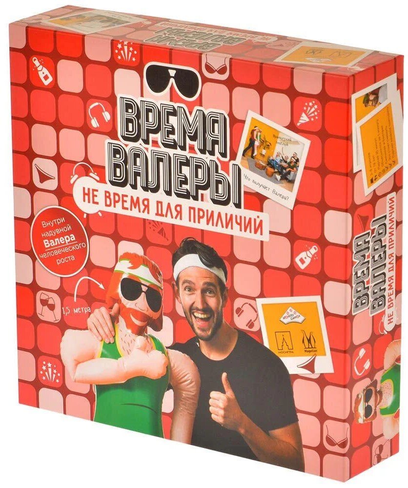 

Настольная игра Магеллан Время Валеры. Не время для приличий (MAG119819)