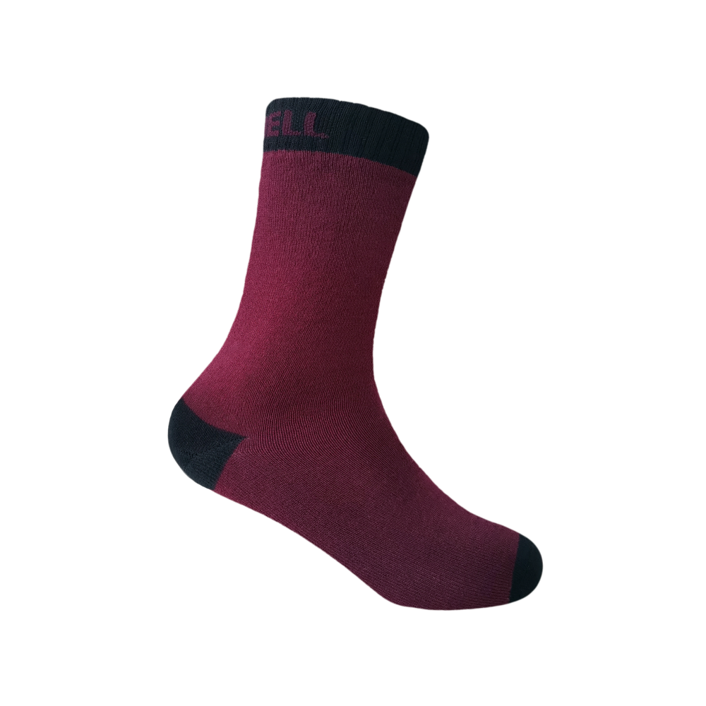 

Dexshell Ultra Thin Children Sock  Носки водонепроницаемые детские бордовый / черный, Dexshell Ultra Thin Children Sock M Носки водонепроницаемые детские бордовый / черный