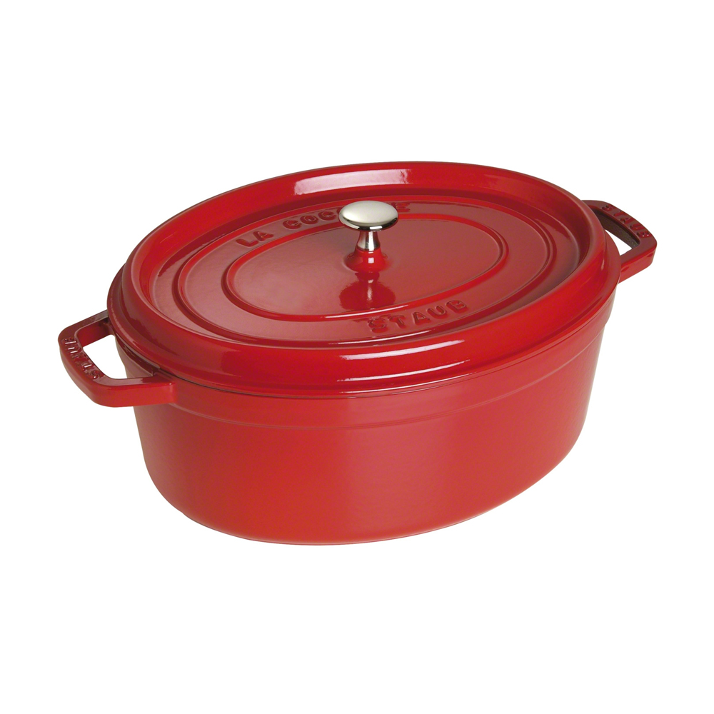 

Кокотница вишнёвая овальная диам. 37 см - Staub - 40509-876-0