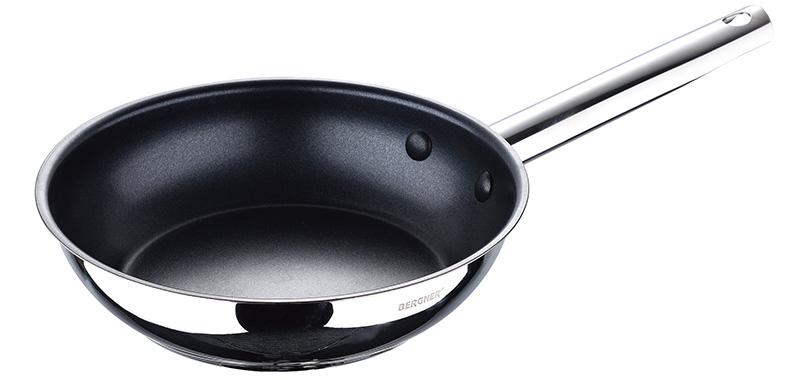 

Сковорода Bergner Gourmet Ø20см из нержавеющей стали с антипригарным покрытием (BG-32160-MM)