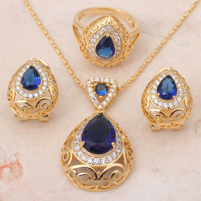 

Тройной набор Xuping "Борнео" Серьги+Подвеска+Кольцо 18р 2900000071513