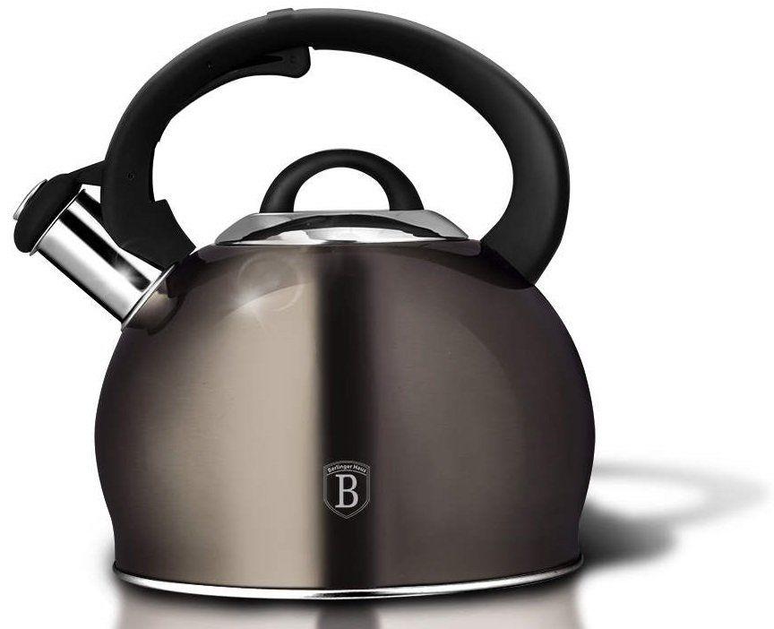 

Чайник со свистком 3 л Metallic Line CARBON Berlinger Haus BH-1789