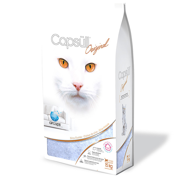 

Кварцевый наполнитель для туалетов кошек Capsull Original baby powder 15 кг Capsull BGL-LP-19