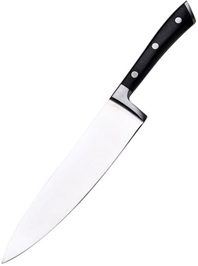 

Нож поварской Bergner MasterPro Master 20см из нержавеющей стали, черный (BGMP-4310)