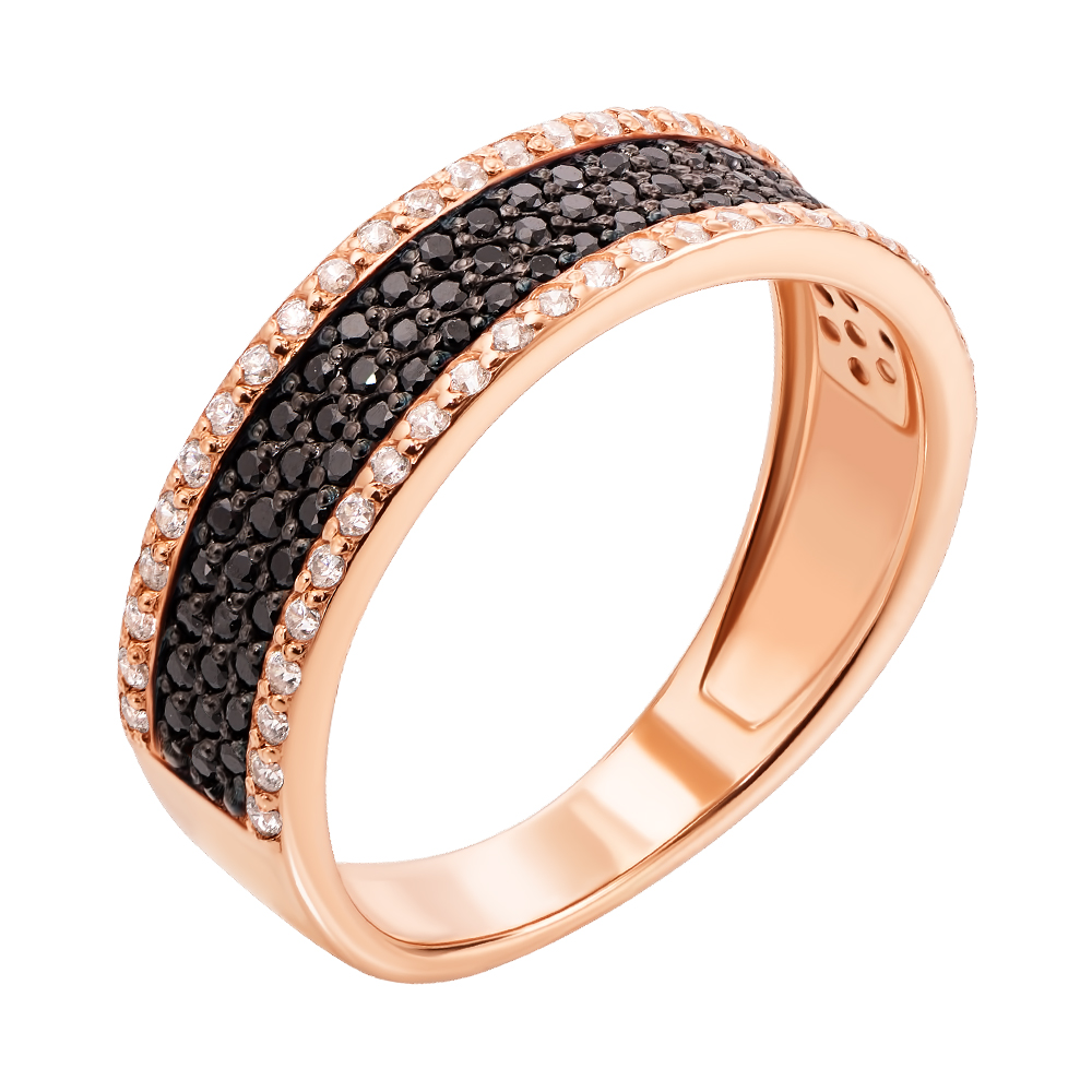 

Золотое кольцо с фианитами 000053695 17.5 размера