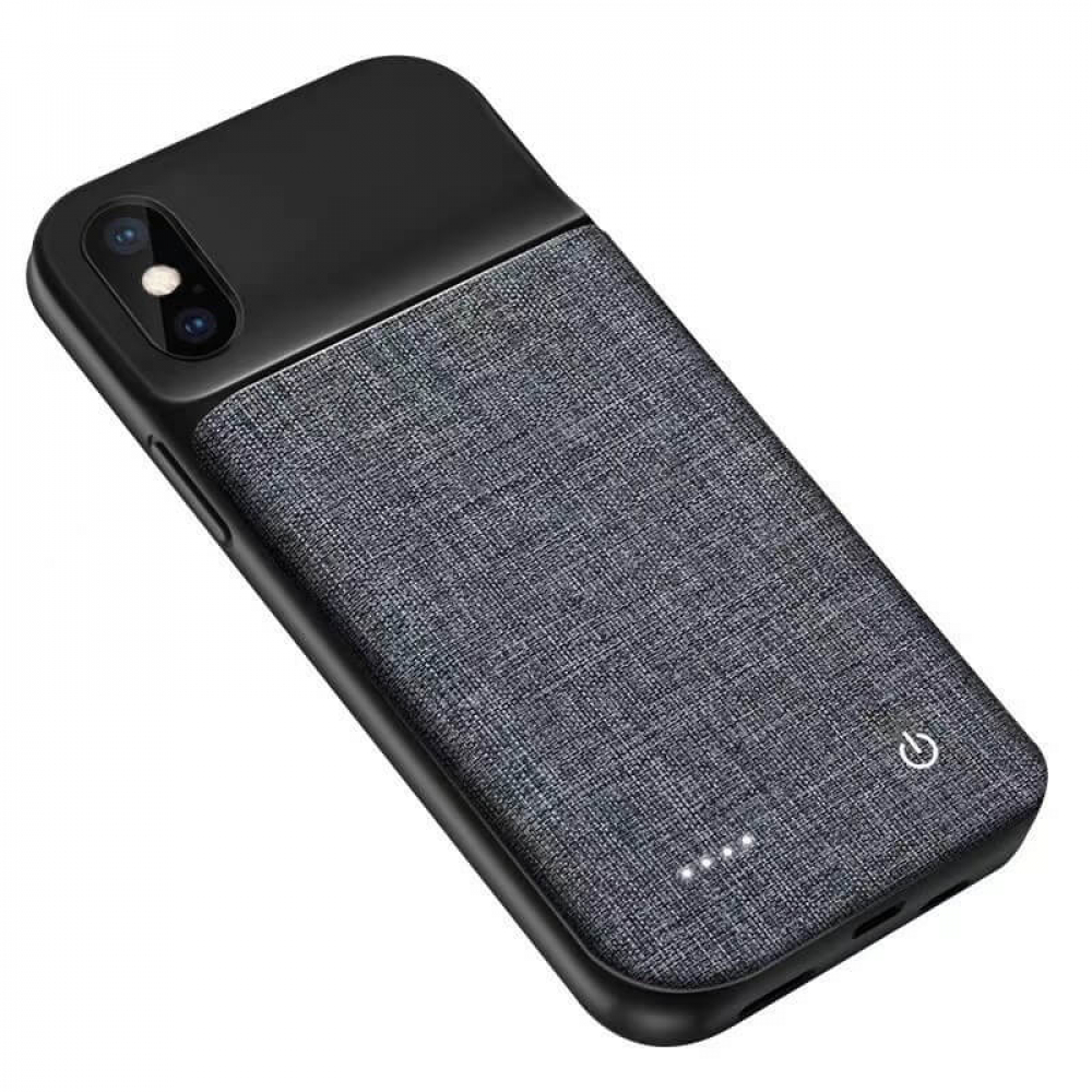 

Чехол аккумулятор iBattery для iPhone X/Xs 6800 mAh oxford design