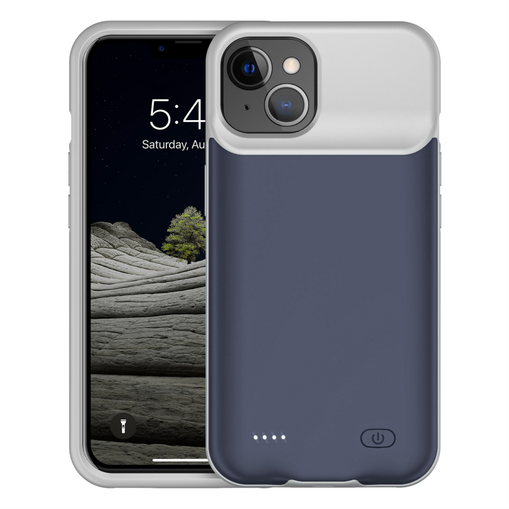 

Чехол зарядка iBattery для iPhone 13/13 Pro 6000 mAh blue