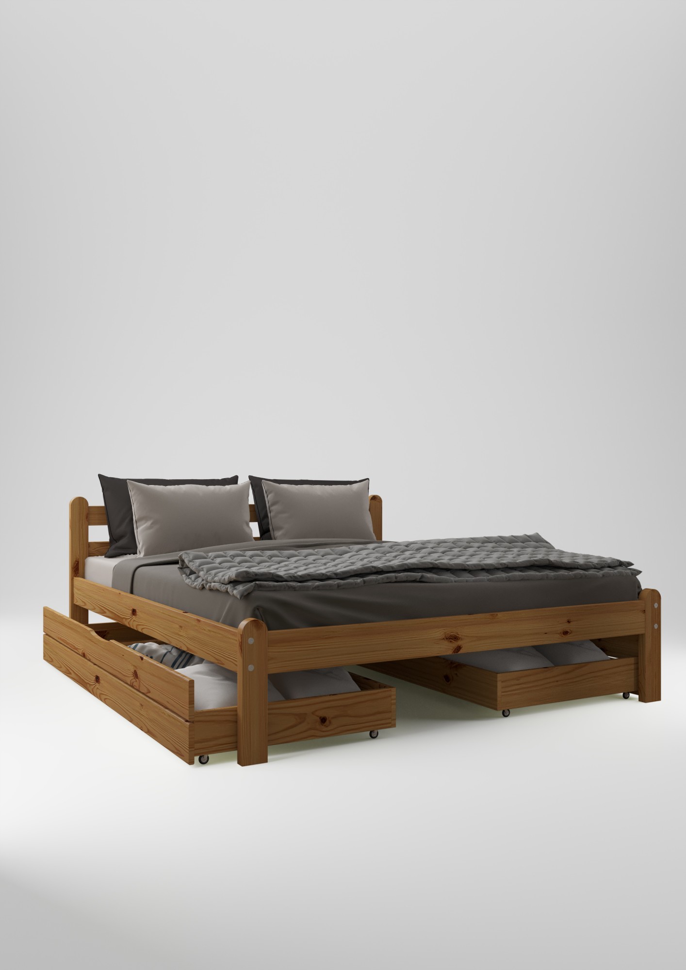 

Кровать полуторная CUBUS ИМПЕРИЯ 120х190 без ящика орех