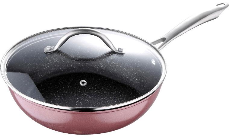 

Сковорода Bergner Vita 24х7.5см индукционная с мраморным антипригарным покрытием Bergner BGIC-1515