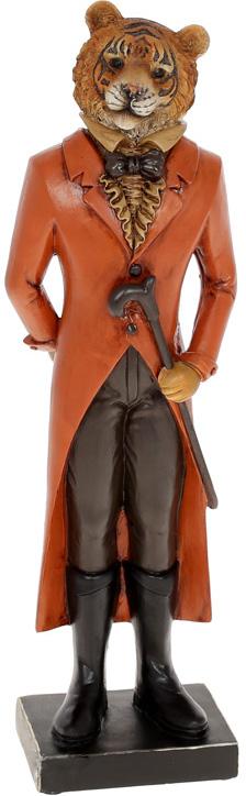 

Статуэтка декоративная Тигр с тростью 31.5см, полистоун, терракотовый Bona BD-218-212