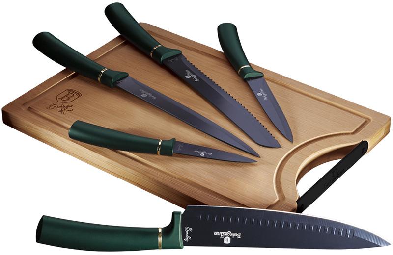 

Набор ножей Berlinger Haus Emerald Collection 5 ножей и доска Berlinger Haus BH-2551