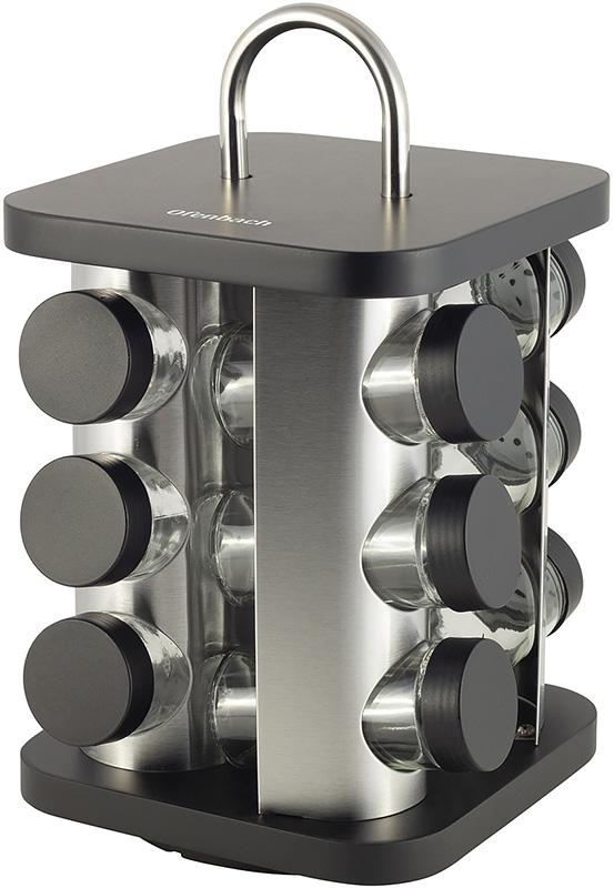 

Набор емкостей для специй Ofenbach Spice World 12 спецовников на подставке, сталь Ofenbach NB-101004