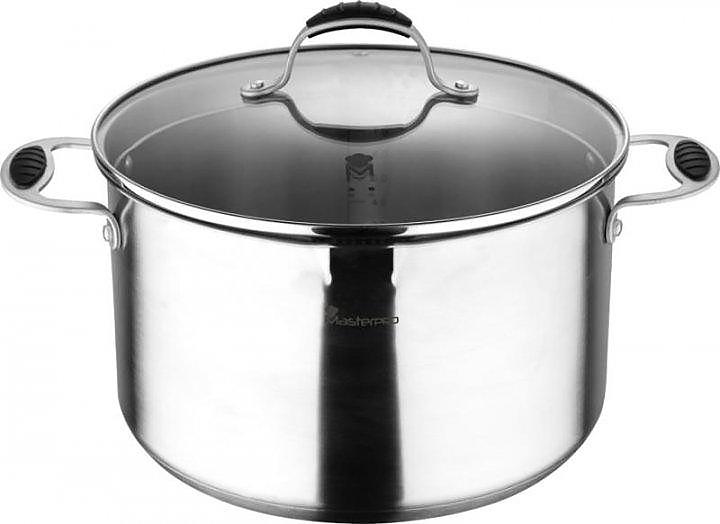 

Кастрюля Bergner MasterPro Foodies 9.8л, 28х16.5см индукционная с мерной шкалой MasterPro BGMP-1593