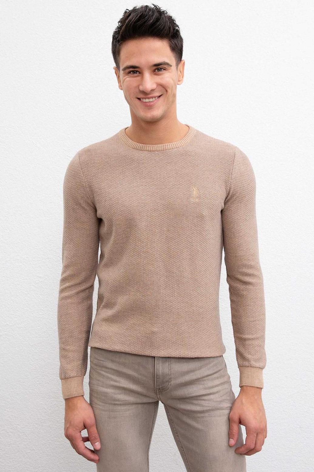 

Джемпер мужской U.S. Polo Assn. Бежевый  (842417 VR015, Джемпер мужской U.S. Polo Assn. Бежевый 56 (842417 VR015)