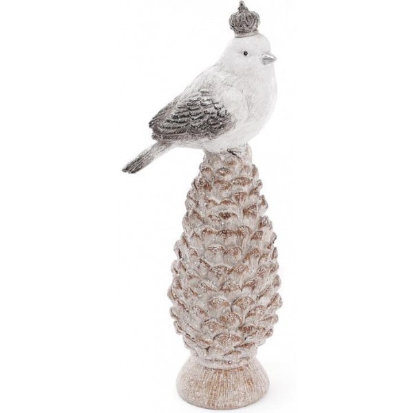 

Статуэтка "Птица на заснеженной шишке", 30см