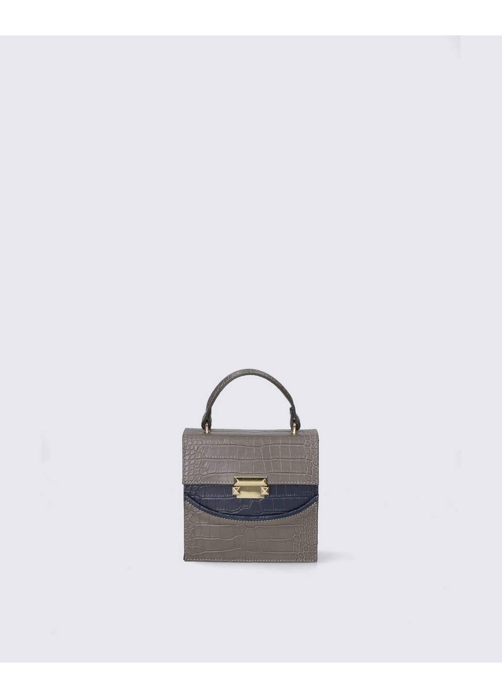 

Клатч Italian Bags 540076_gray Кожаный Серый
