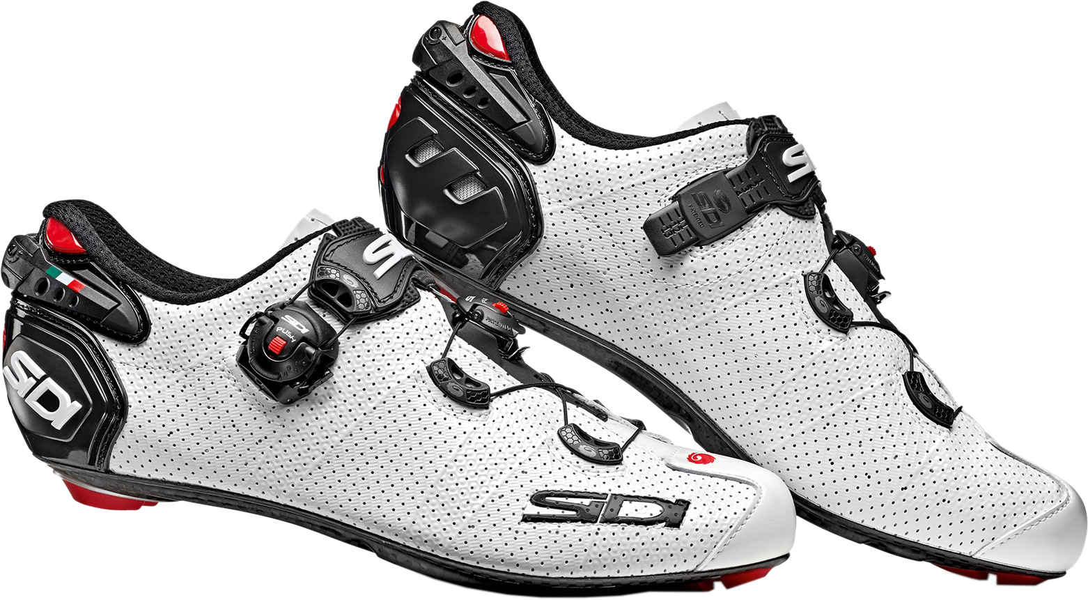 

Велотуфли Шоссе Sidi Wire 2 Carbon Air 41.5 White-Black (CWIRE2CAWB415)