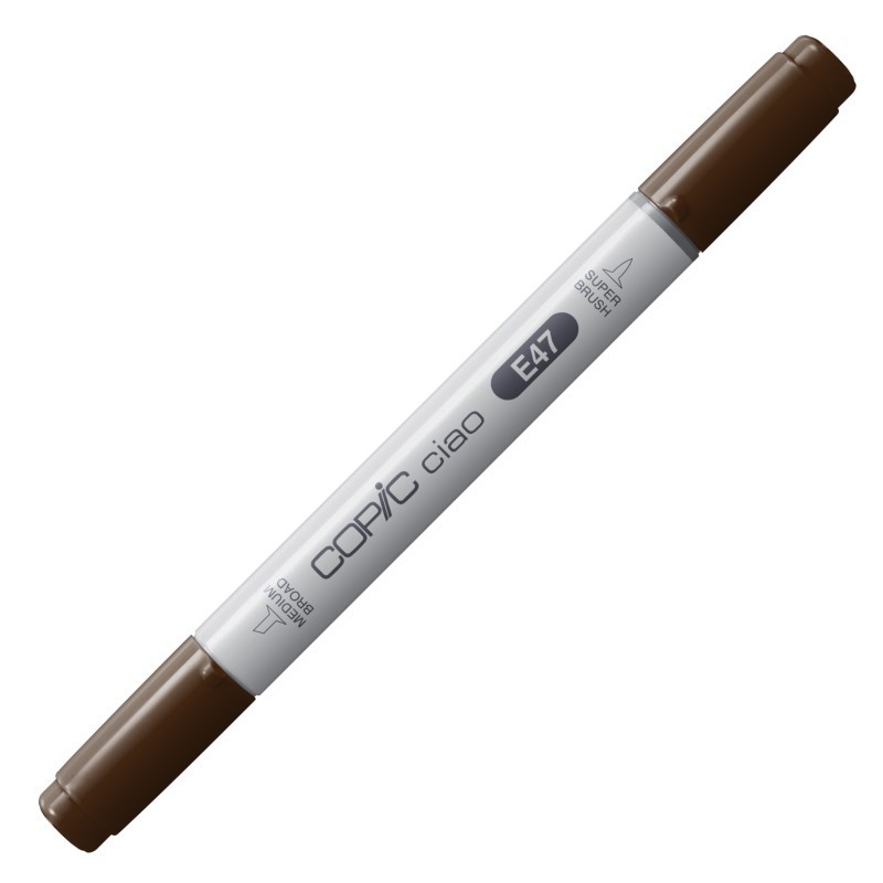 

Спиртовой маркер Copic Ciao №E-47 Dark brown Темно-коричневый (22075244)