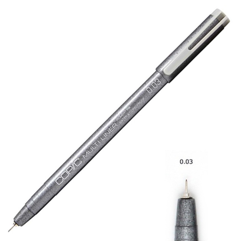 

Лайнер Copic Multiliner Cool Grey 0,03мм (22075510)