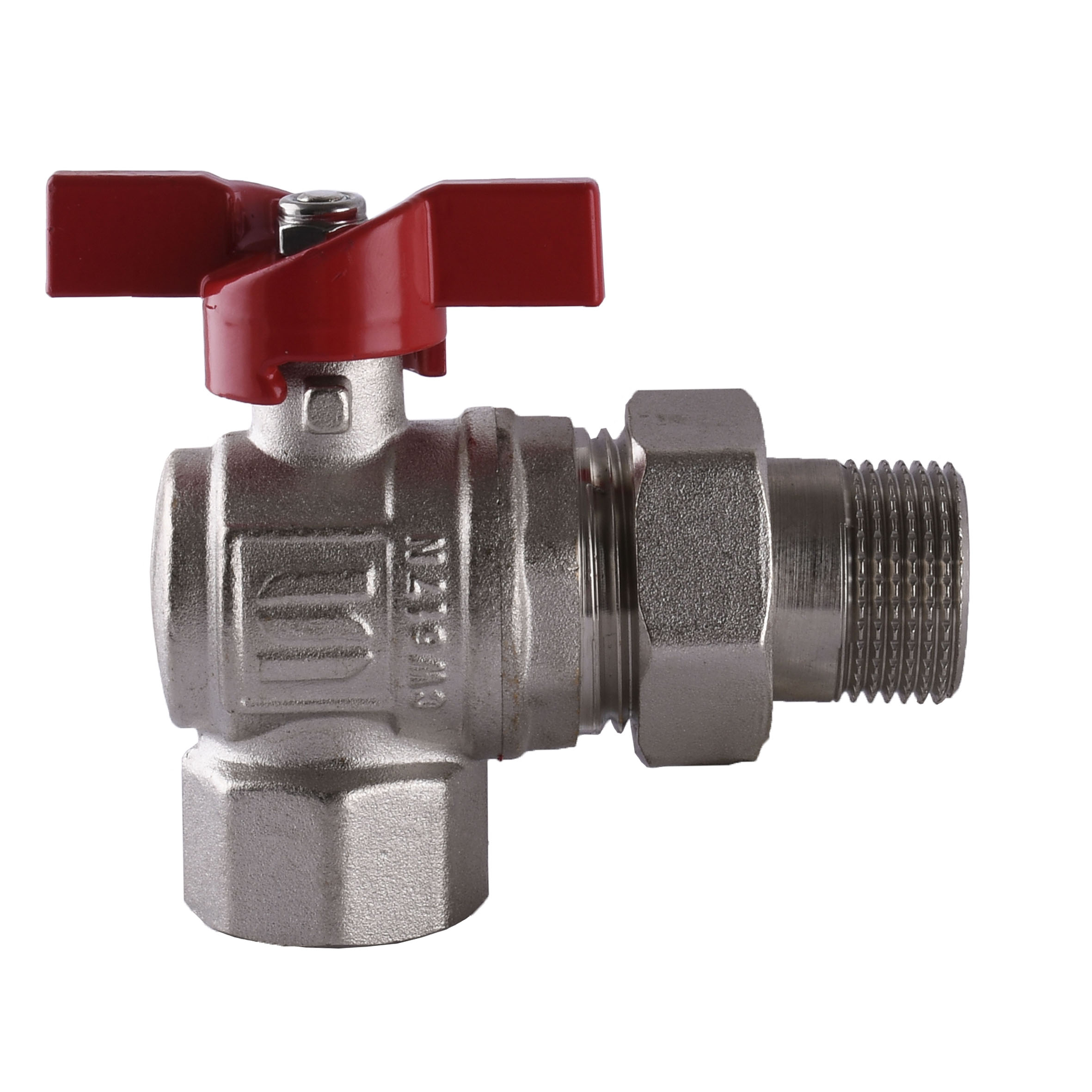 

Кран шаровый угловой с американкой SELBA 3/4" SL1543