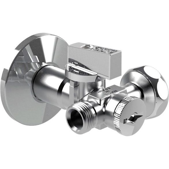 

Кран шаровой угловой двойной ARCO 1/2"х 3/4"х3/8" DUAL29