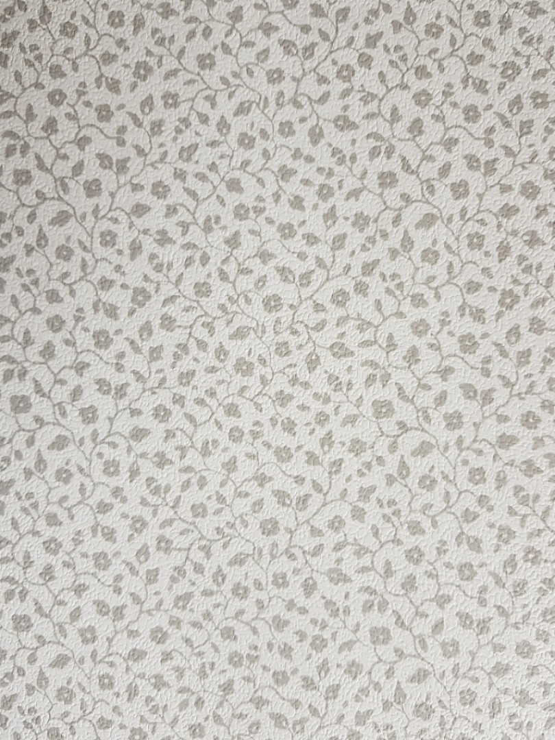 

Обои виниловые на флизелине Petite Fleur 4 Rasch Textil 288963 0.53х10 на бежевом фоне маленькие серые цветы веточки
