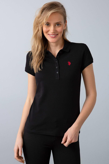 

Поло женское U.S. Polo Assn. Черный  (746461 VR046, Поло женское U.S. Polo Assn. Черный M (746461 VR046)