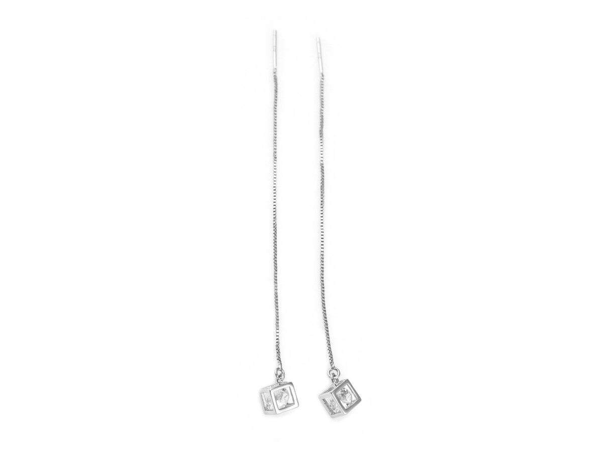 

Серьги Steel Story «Сияние в Кубе» SS-1539