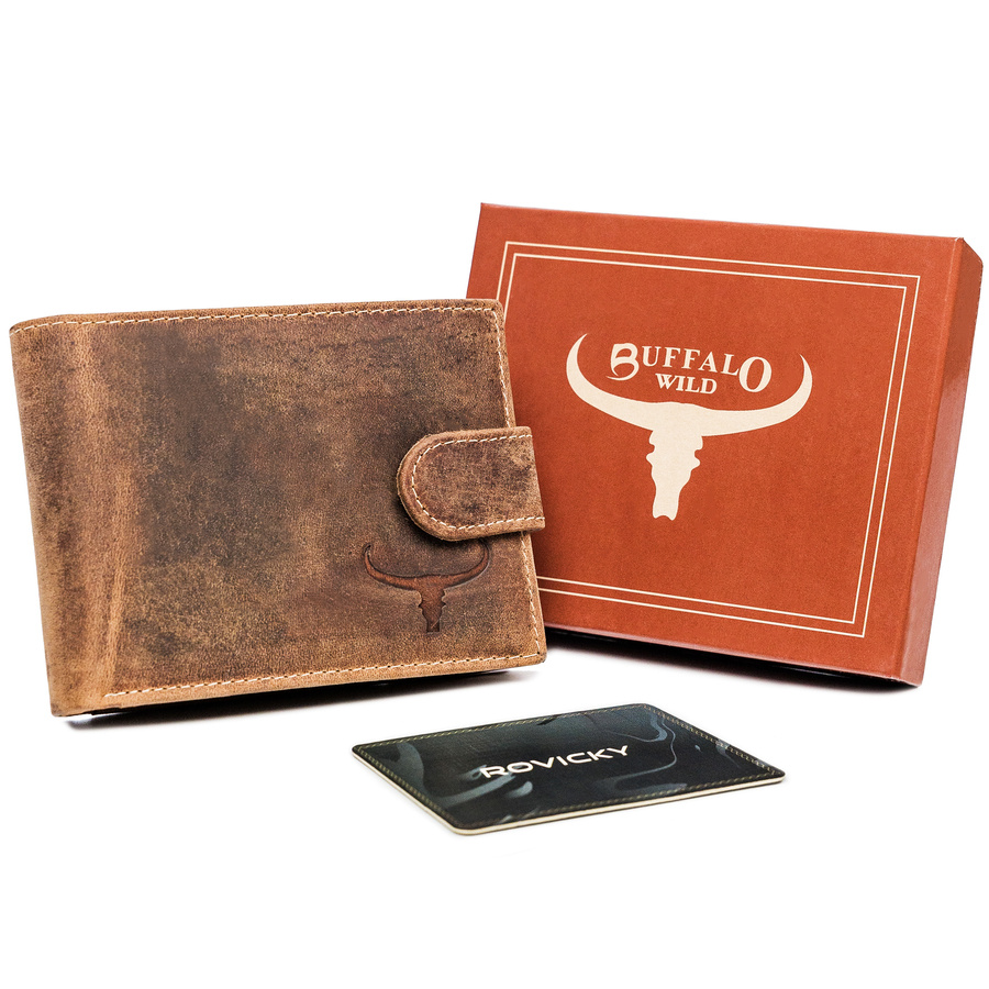 

Кошелек мужской Buffalo Wild RM-02L-BAW-T-1419 Brown