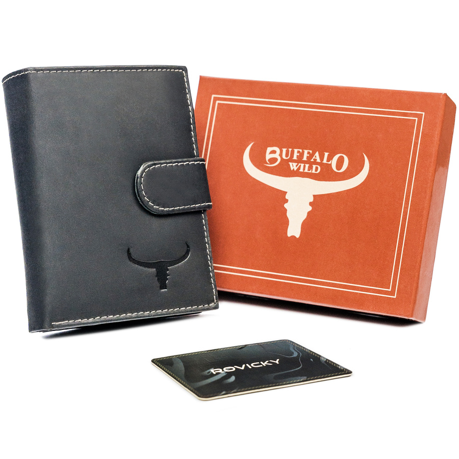 

Кошелек мужской Buffalo Wild RM-06L-BAW-T-1525 Black