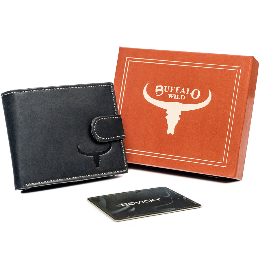 

Кошелек мужской Buffalo Wild RM-05L-BAW-T-1488 Black