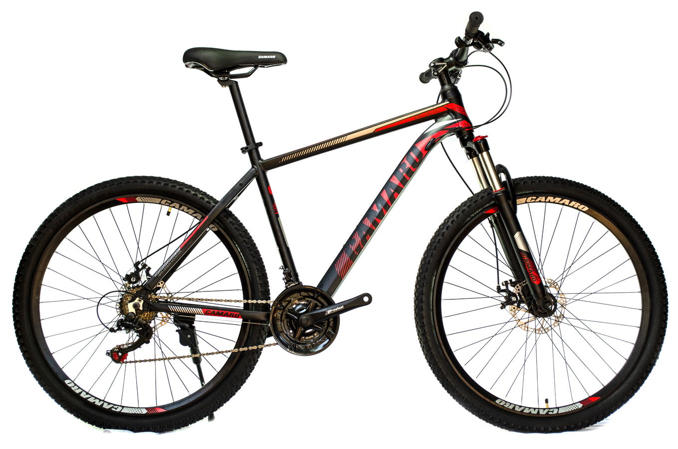 

Велосипед Camaro Blaze 27.5" 19" 2021 Чёрно-Красный
