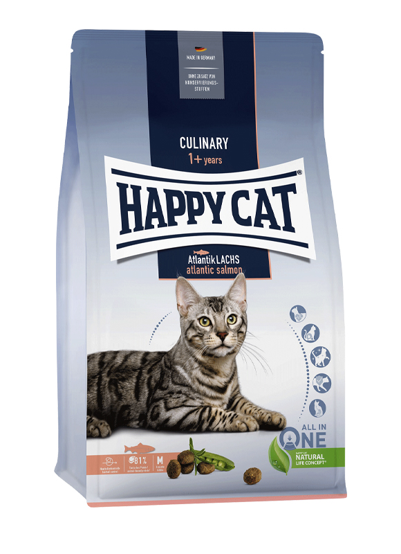 

Сухой корм Happy Cat Adult Atlantik-Lachs для взрослых кошек с лососем 10 кг