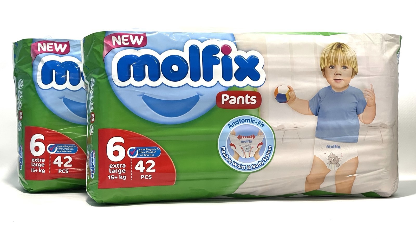

Підгузки-трусики Molfix 6 extra large 15+ кг 84 шт