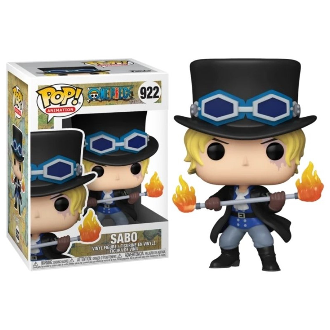 

Фигурка Funko Pop Фанко Поп Большой куш Сабо One Piece Sabo 10 см ОР S 922