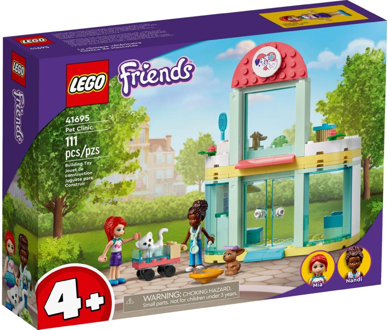 

Lego Friends Клиника для домашних животных 41695