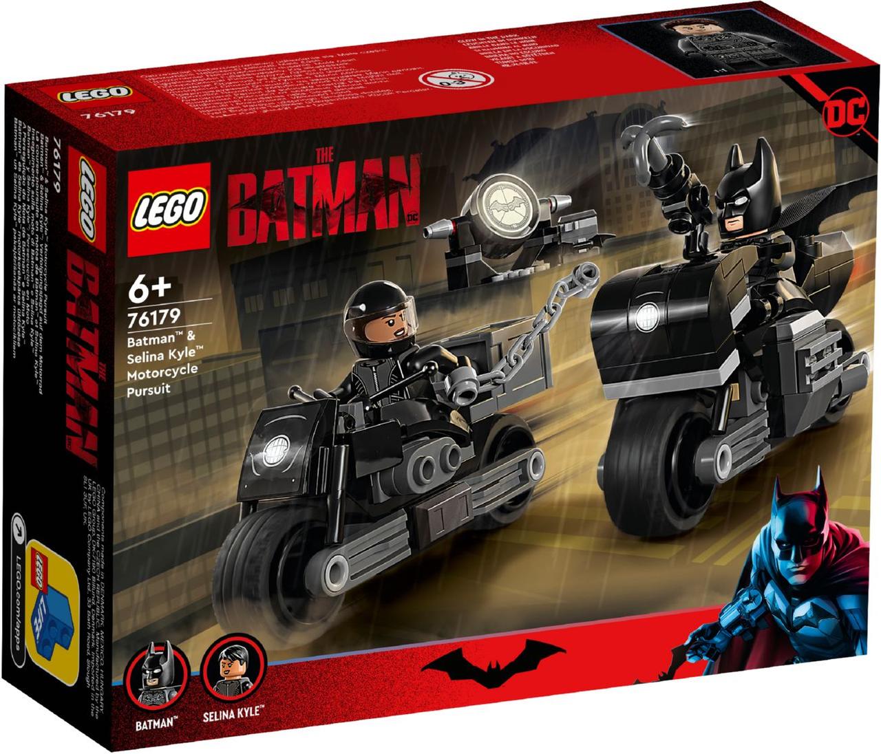 

Lego Super Heroes Бэтмен и Селина Кайл: погоня на мотоцикле 76179