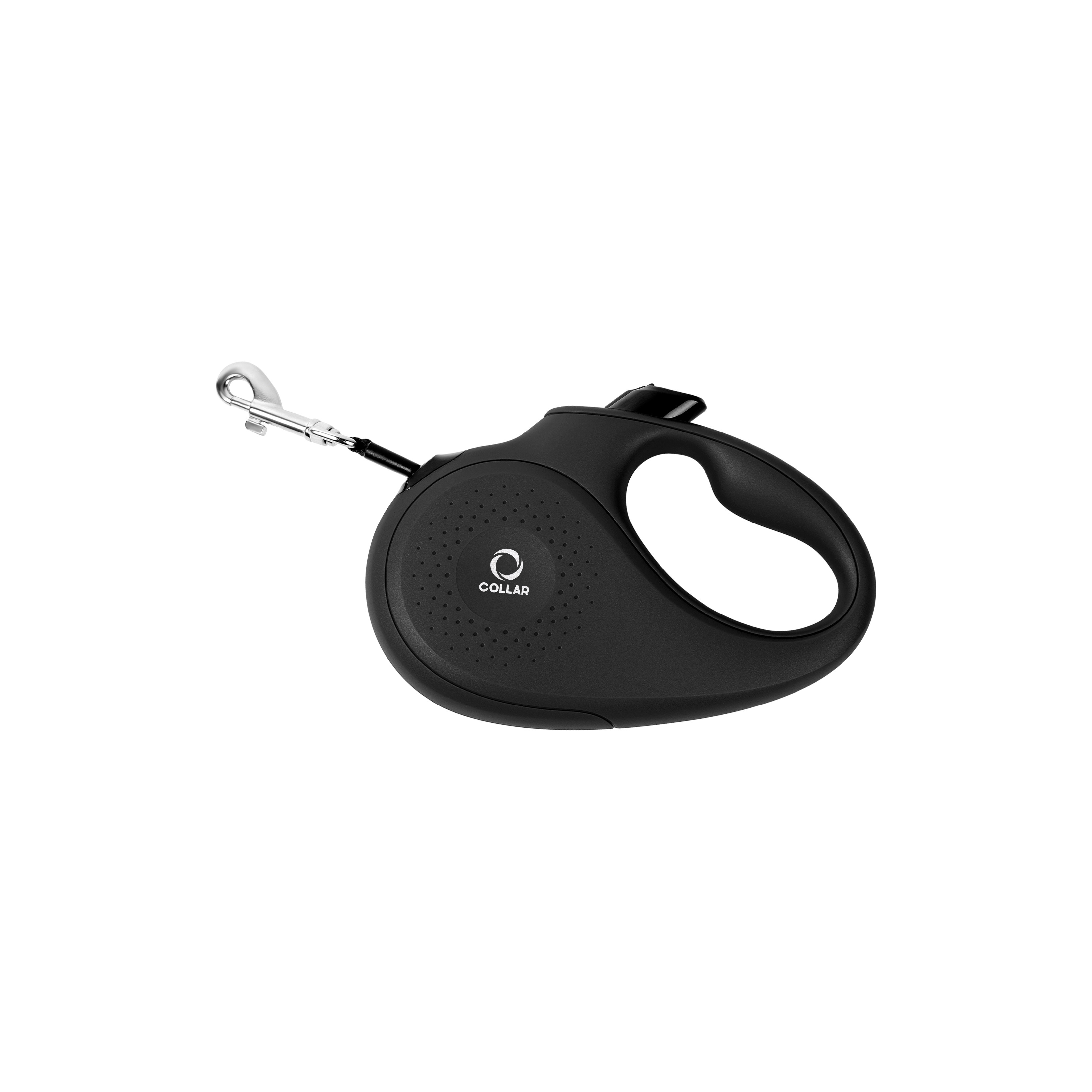 

Поводок-рулетка CoLLaR для собак, размер L, 50 кг, 5 м, лента. , черный