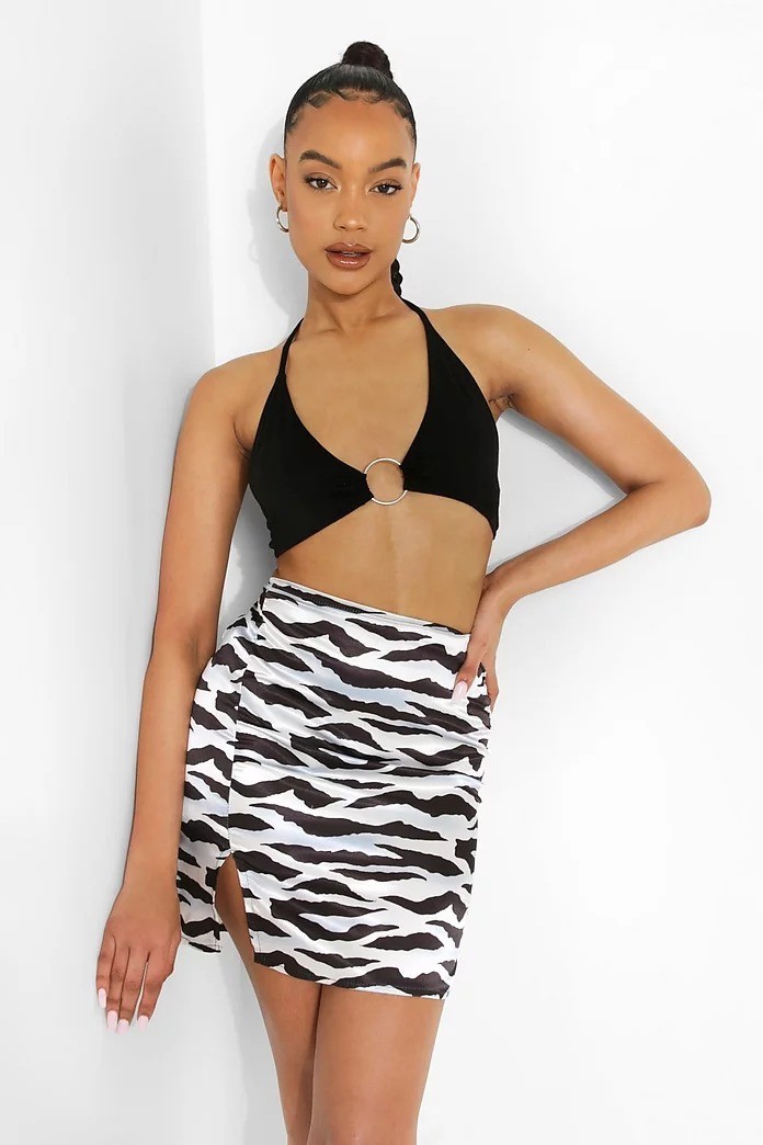 

Юбка Boohoo  черный 520321500052, Юбка Boohoo 40 черный 520321500052