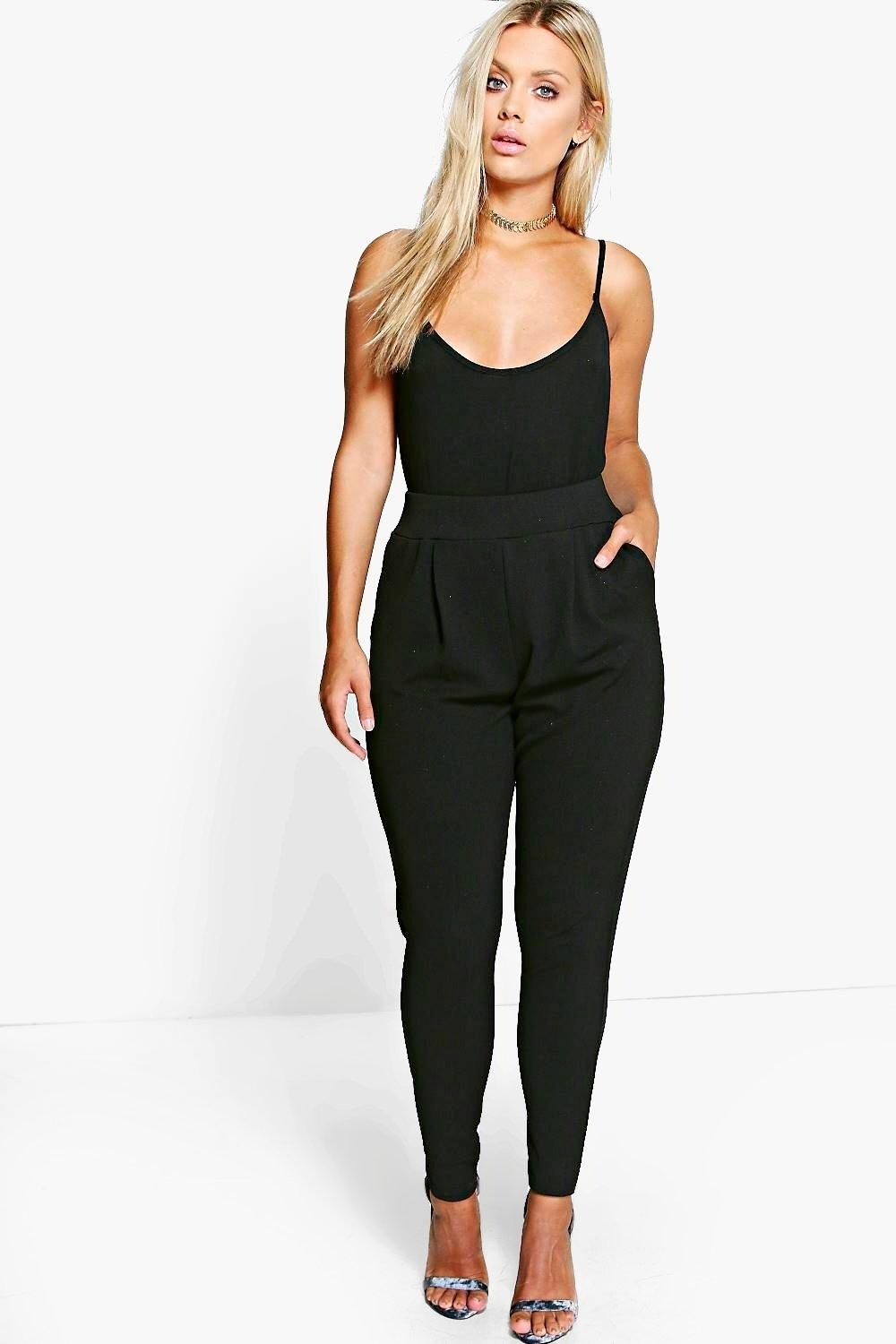 

Брюки Boohoo  черный 8527123004409, Брюки Boohoo 44 черный 8527123004409