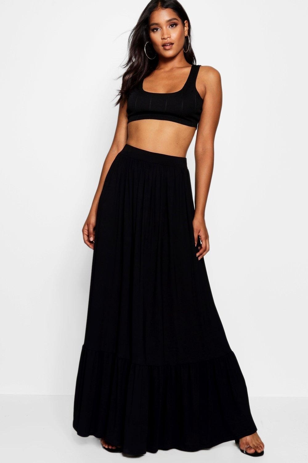

Юбка Boohoo  черный 8527123004042, Юбка Boohoo 38 черный 8527123004042