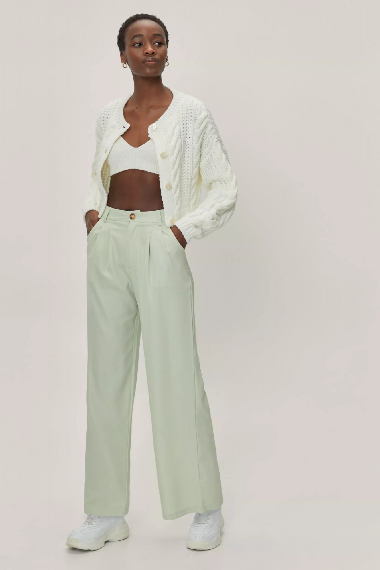 

Брюки Nastygal  хаки 8527123004488, Брюки Nastygal 34 хаки 8527123004488