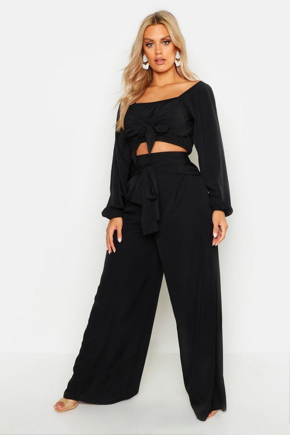 

Брюки Boohoo  черный 8527123004425, Брюки Boohoo 34 черный 8527123004425