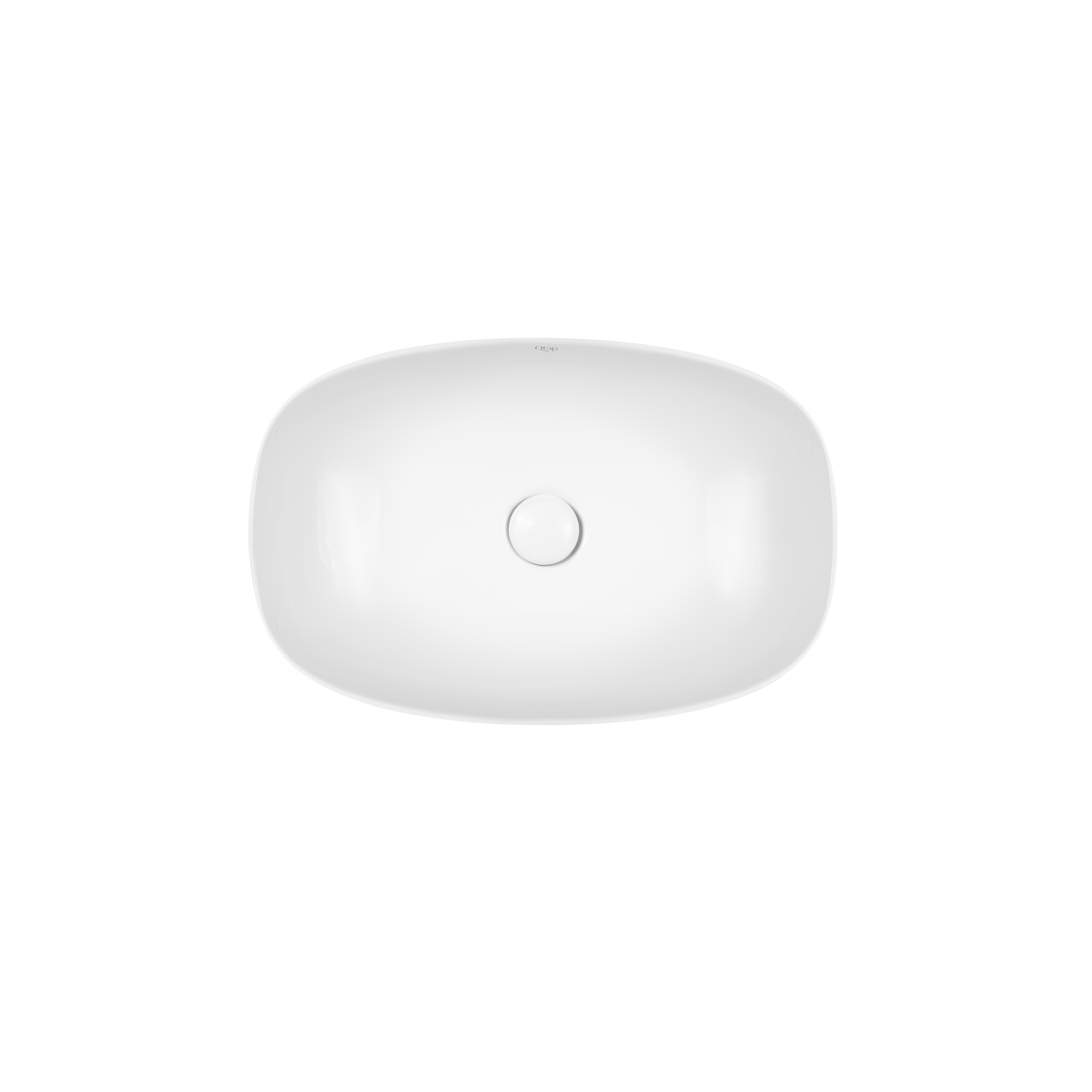 

Раковина-чаша Qtap Cardinal 600х380 White с донным клапаном QT04117060TW