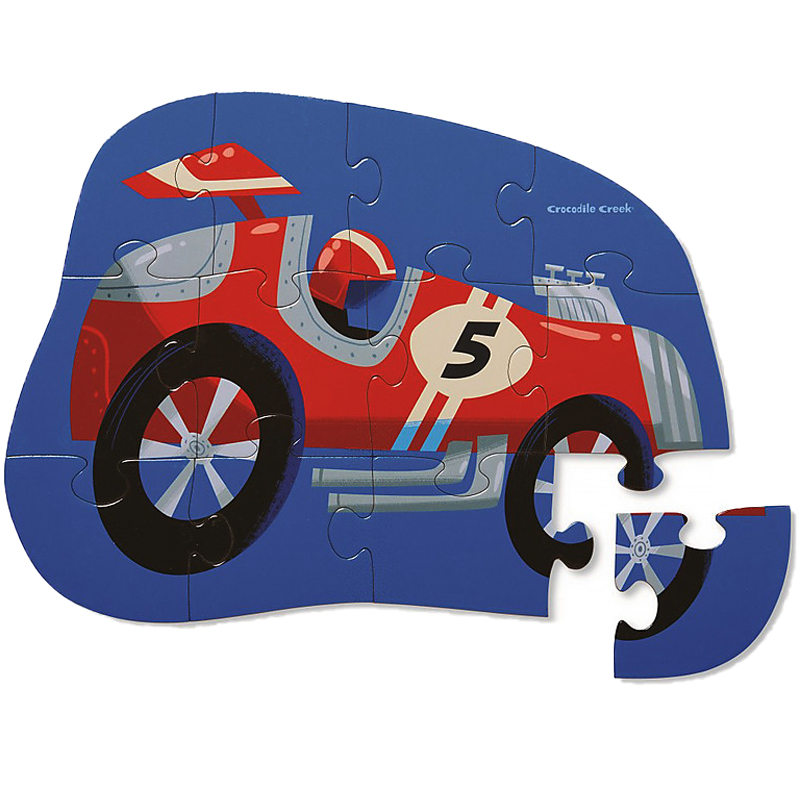

Пазл для детей Crocodile Creec «Гоночный автомобиль» (12 деталей)