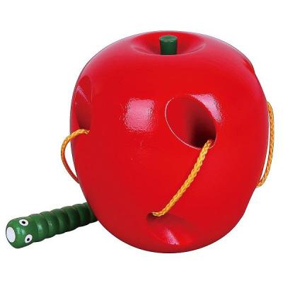 

Развивающая игрушка Viga Toys Шнуровка Яблоко (56276)