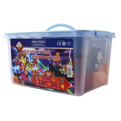 

Конструктор Магнікон 268 деталей Plastic box (MK-268)