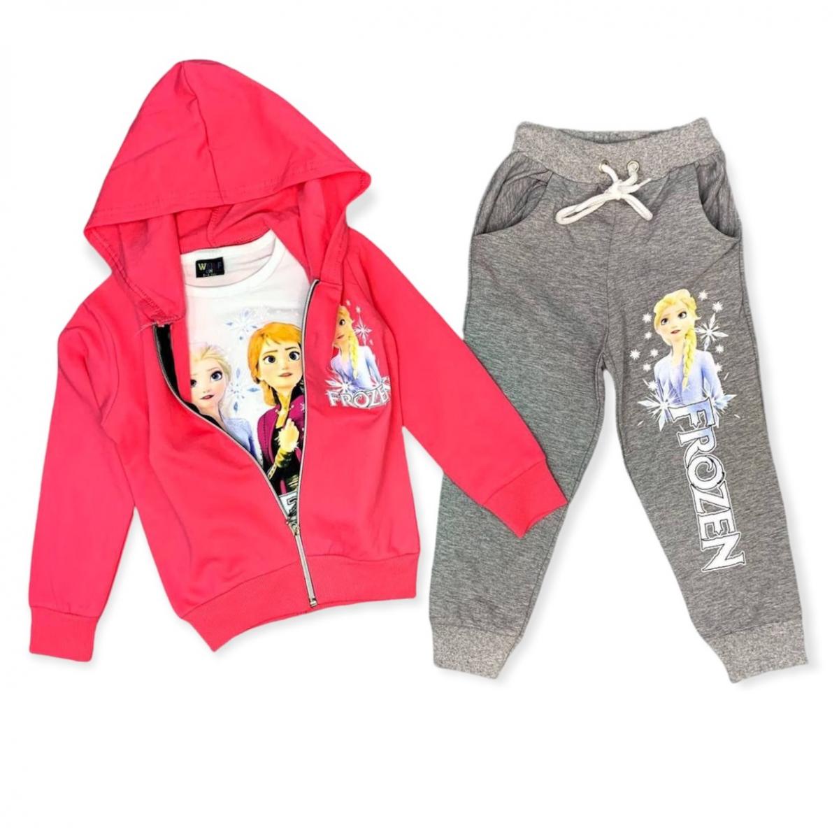 

Костюм (толстовка, реглан, брюки) Frozen (Холодное Cердце) 098/104 см Разноцвет TRW59220297