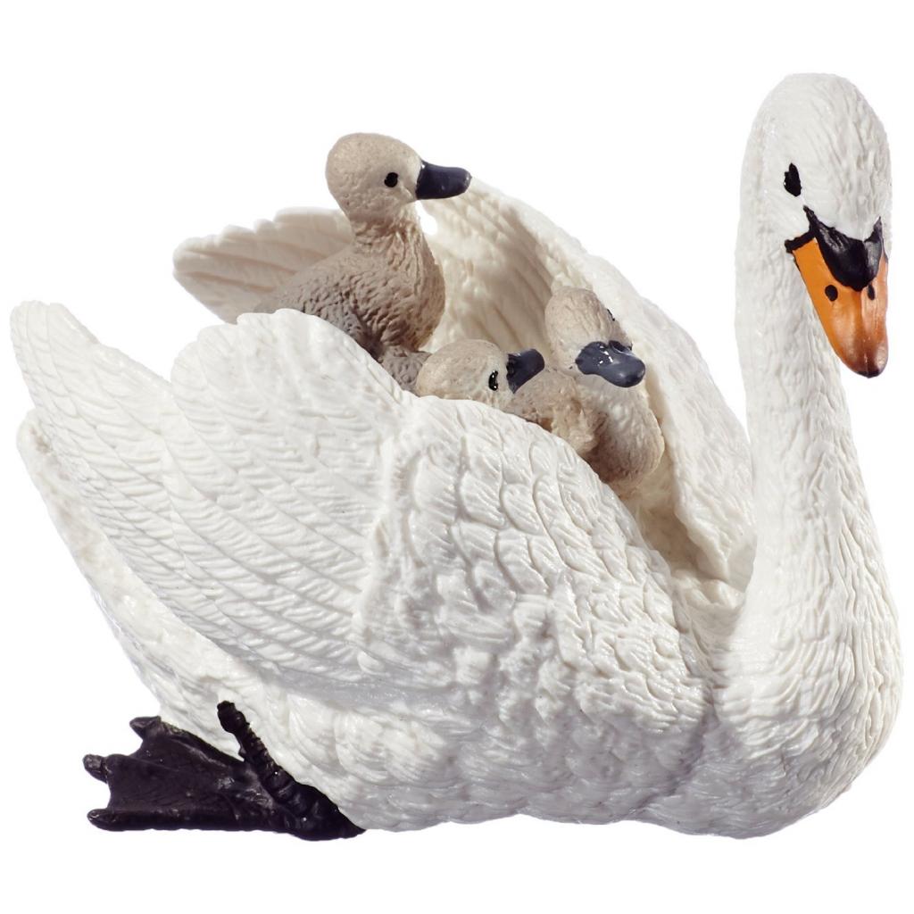 

Фигурка Schleich Самка лебедя-шипуна с птенцами (13718)